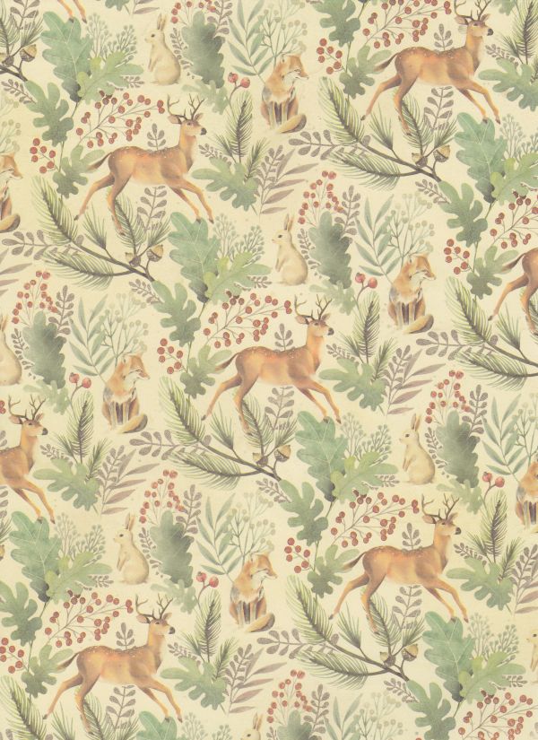Italiensk dekorpapir, Forest Animals